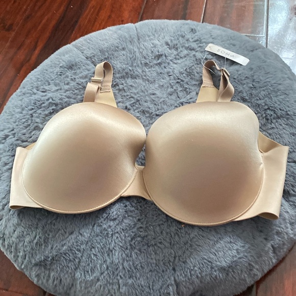 Soma Vanishing Back 360 Smoothing Bra Nude Size 40DD (V-4) - Picture 1 of 3
